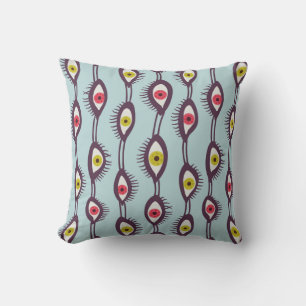 Coussin Mystical Eyes Motif - Psychedelic Trippy Design