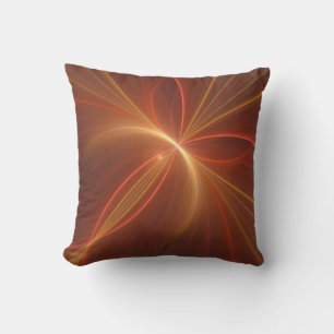 Coussin Mystique Abstrait Fractal Art Moderne Couleurs cha