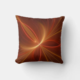 Coussin Mystique Abstrait Fractal Art Moderne Couleurs cha