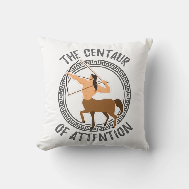 Coussin Mythologie grecque Cadeau Centaur d'attention Cade (Recto)