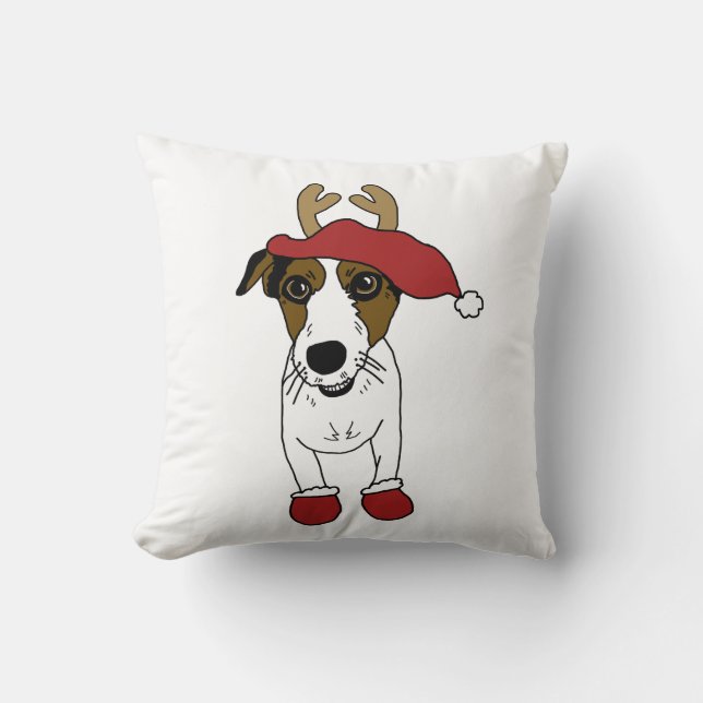 Coussin Nacho le Jack Russell Terrier (Recto)