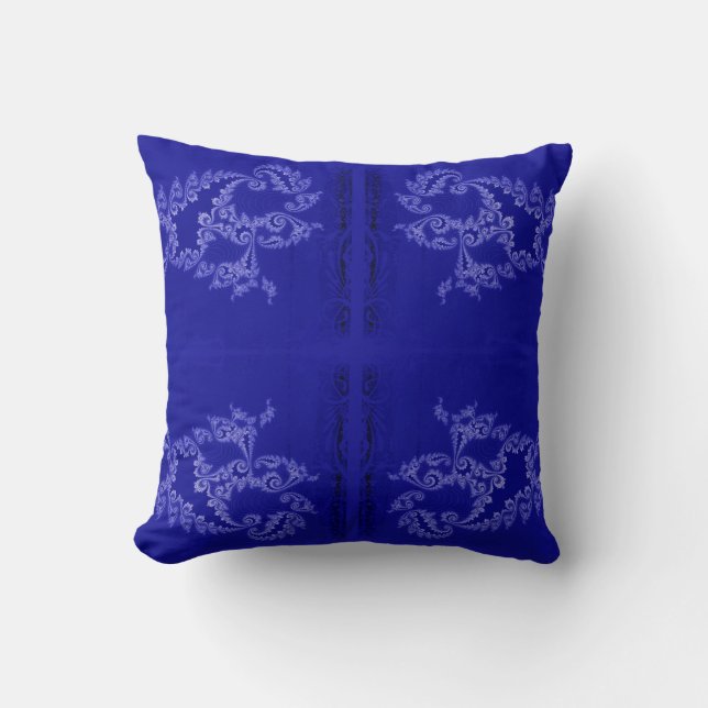 Coussin Nageur Lacey - Bleu (Recto)