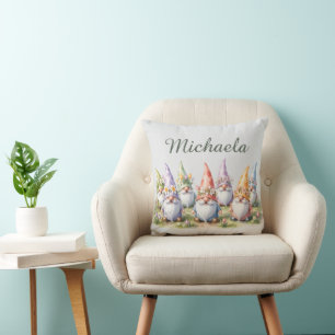 Coussin Nains de printemps dans une prairie