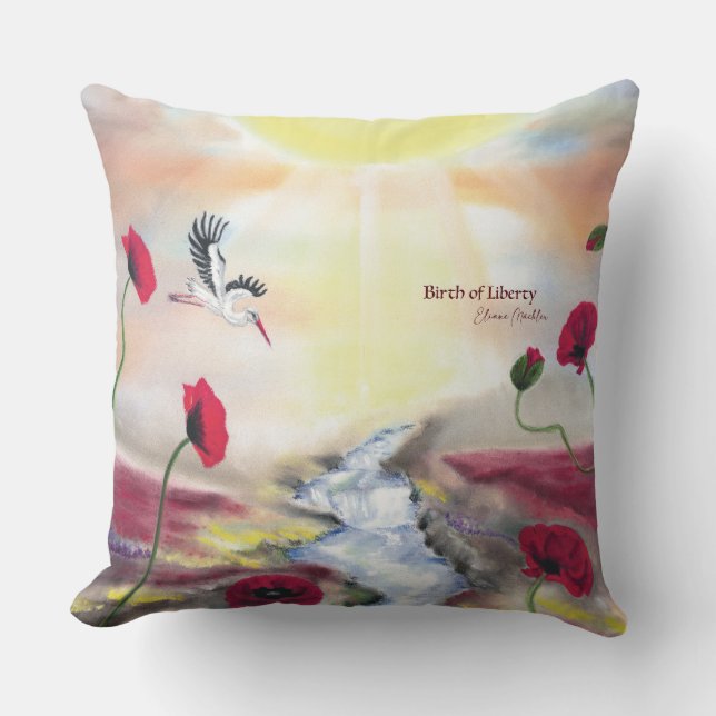 Coussin Naissance de la Liberté (Recto)