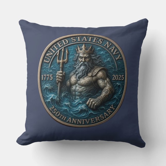 Coussin Naissance de la Marine Neptune (Recto)