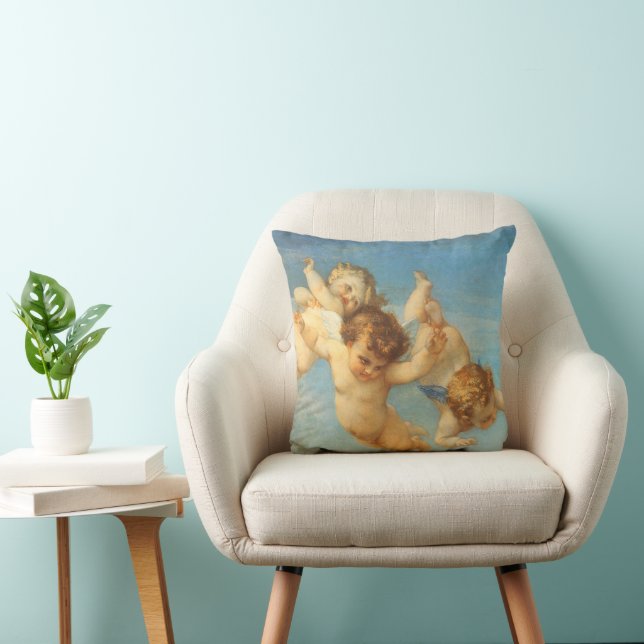 Coussin Naissance de Vénus, détail des Anges par Alexandre (Chaise)