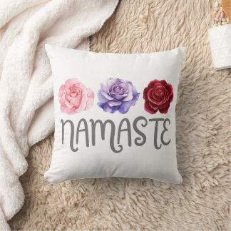 Coussin Namaste à trois fleurs