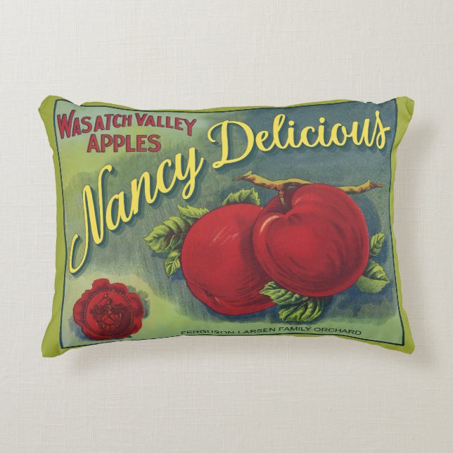Coussin Nancy Delicious Apples (Devant)