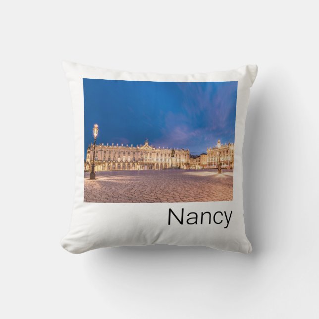 Coussin Nancy Place Stanislas Grand Est France Sunset (Recto)
