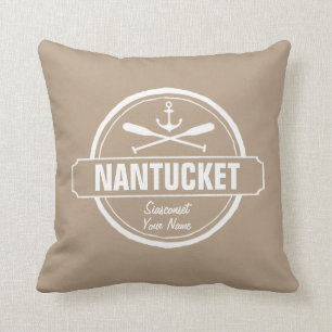 Coussin Nantucket, mA a personnalisé l'ancre nommée et