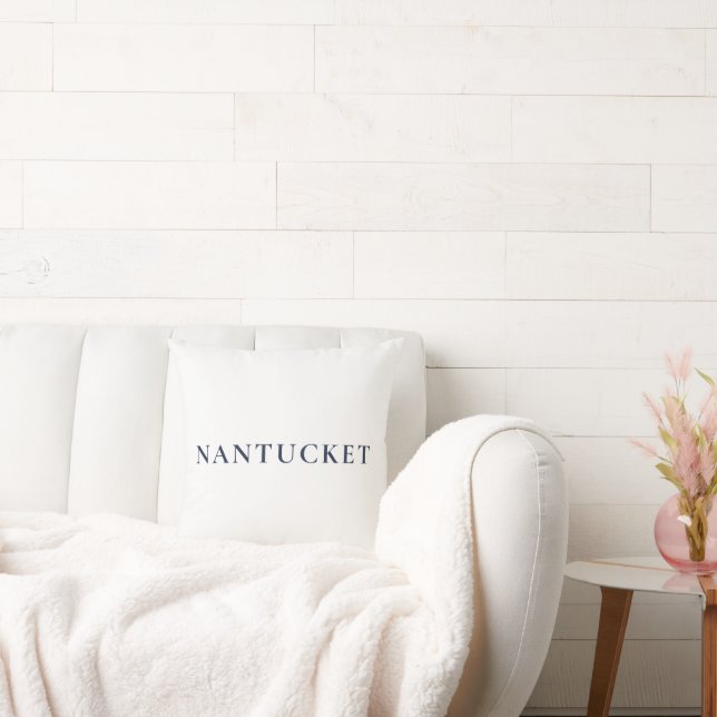 Coussin Nantucket Preppy Coastal Style (Canapé)