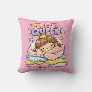 Coussin Nap Queen Kawaii Cushion Pillow