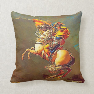 Coussin Napoléon célèbre de fractale psychédélique par