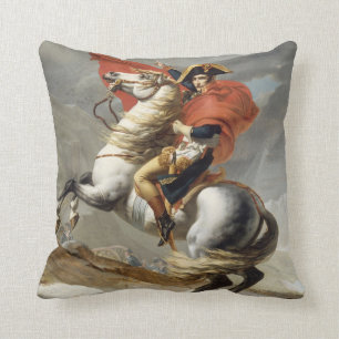 Coussin Napoléon franchissant les Alpes - Jacques-Louis Da