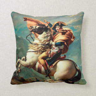 Coussin Napoléon traversant les Alpes  Jacques Louis Davi