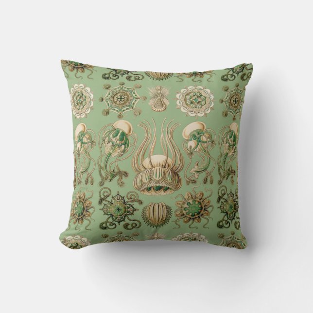 Coussin Narcomedusae d'Ernst Haeckel (Recto)
