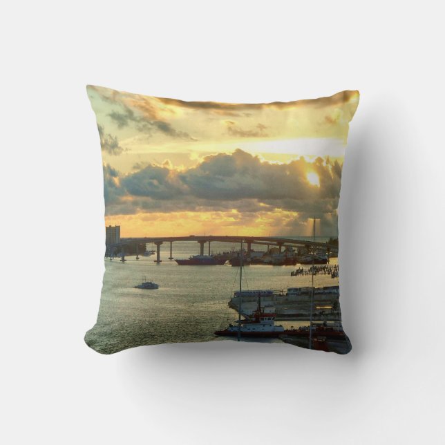 Coussin Nassau au lever de soleil (Recto)