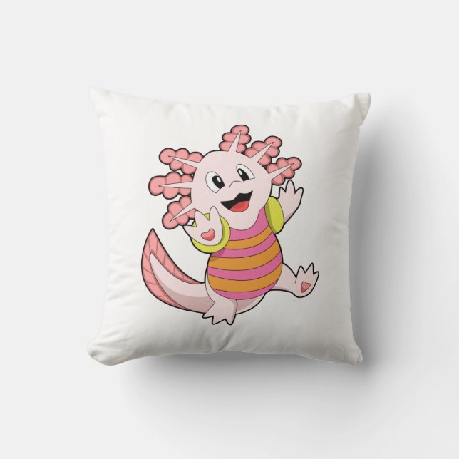 Coussin Natation Axolotl (Recto)