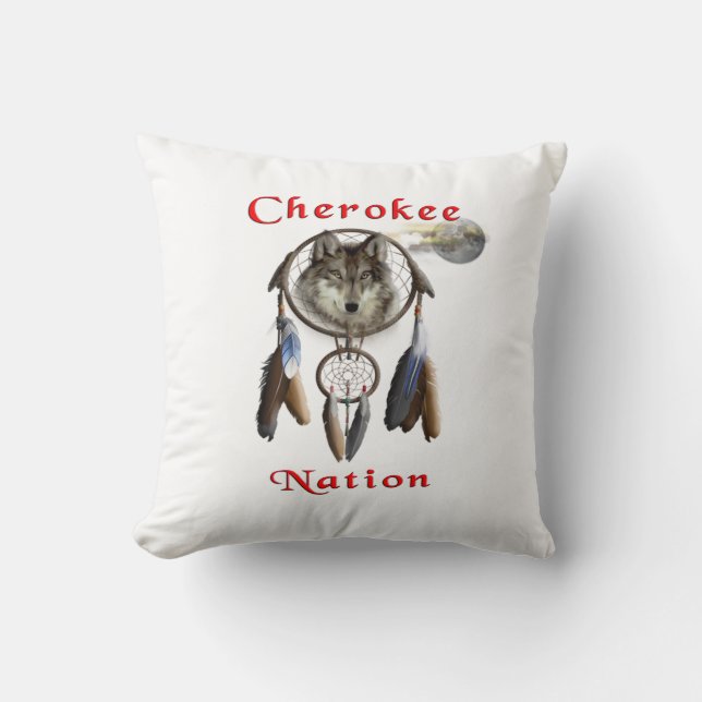 Coussin Nation cherokee (Recto)