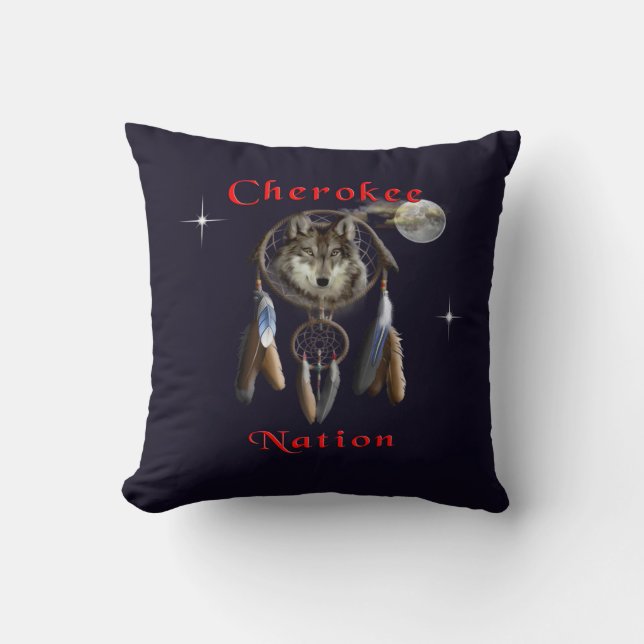 Coussin Nation cherokee (Recto)