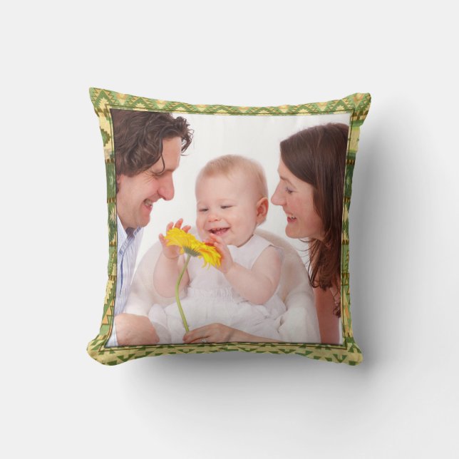 Coussin Native American Frame I + vos photos et vos idées (Recto)