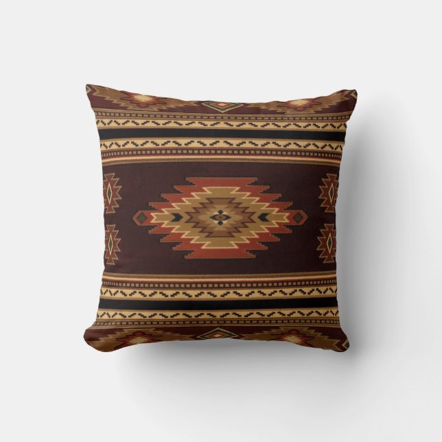Coussin Native American United Weavers (Recto)