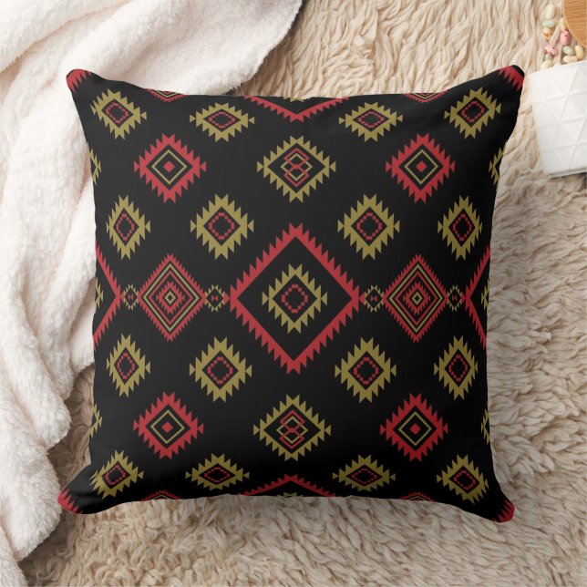 Coussin Native Zone 20x20 Throw Pillow (Couverture)