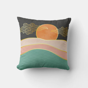 Coussin nature Abstraite minimaliste,