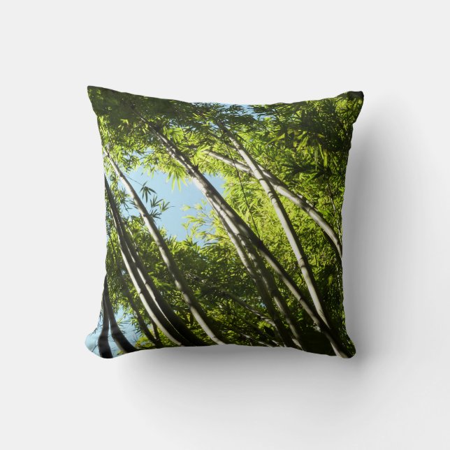 Coussin Nature botanique bambou (Recto)