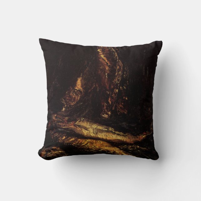 Coussin Nature morte avec bloaters de Vincent van Gogh (Recto)