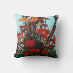 Coussin Nature morte de fleurs/Still life of flowers