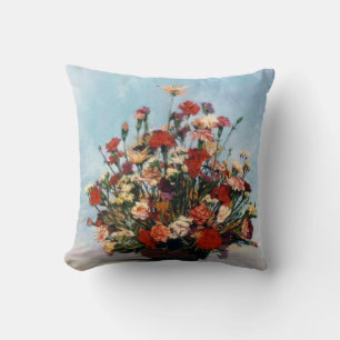 Coussin Nature morte de fleurs/Still life of flowers