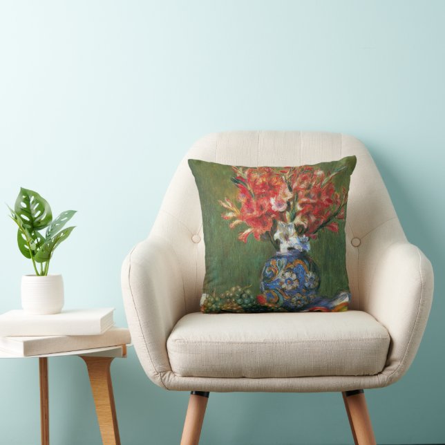 Coussin Nature morte Fleurs et Fruits de Pierre Renoir (Chaise)