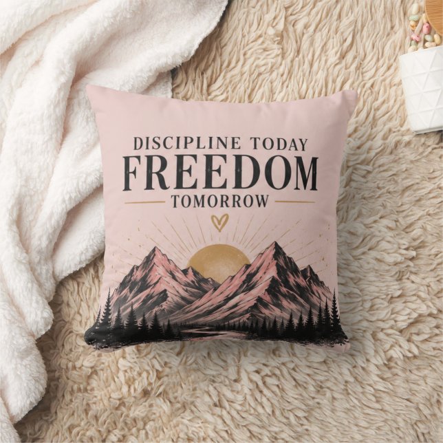 Coussin Nature Rose Motivante  (Couverture)