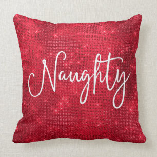 Coussin Naughty Sequins De Parties scintillant Blanches Sp
