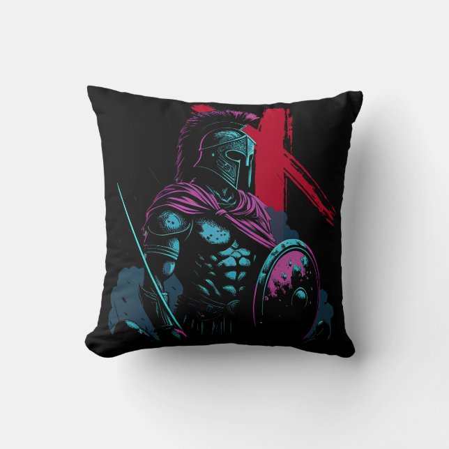 Coussin Nauthiz Spartan Warrior (Recto)
