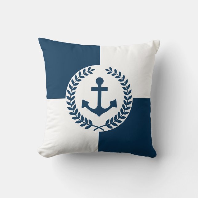 Coussin Nautical themed design (Recto)