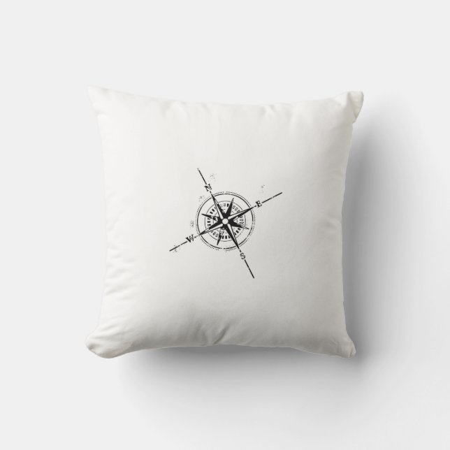 COUSSIN NAUTIQUE DE BOUSSOLE (Recto)