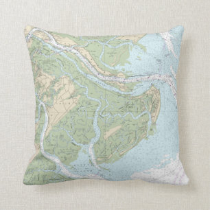 Coussin nautique de diagramme d'île de la