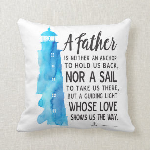 Coussin nautique de papa avec les Ancres et le