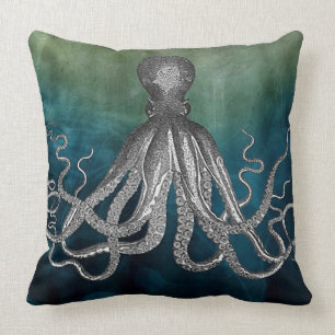 Coussin "Nautique/Octopus" JETER LE COULEUR