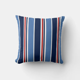 Coussin nautique, Rouge, Blanc, Bleu, Maritim
