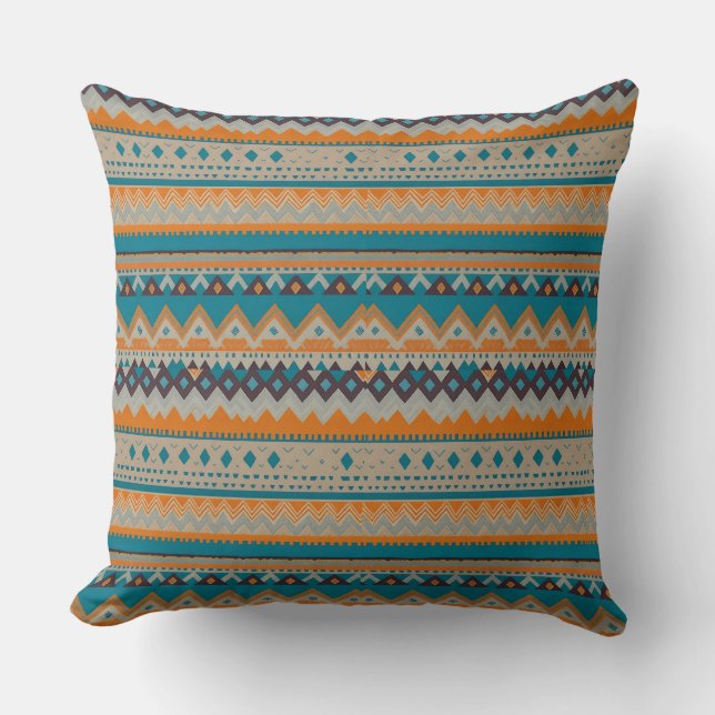 Coussin Navajo Indian Design Jetez l'oreiller (Recto)