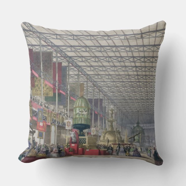 Coussin Nave britannique de la grande exposition, 1851 (Co (Recto)