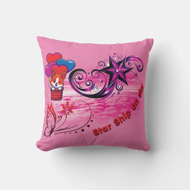 Coussin navire étoile (Recto)