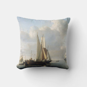 Coussin navires avant la côte, Willem van de Velde (II),