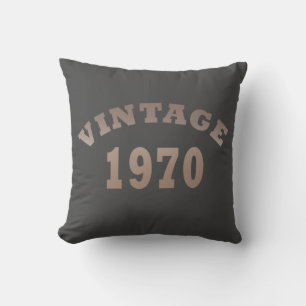 Coussin Né en 1970 élégant cadeau d'anniversaire moderne v