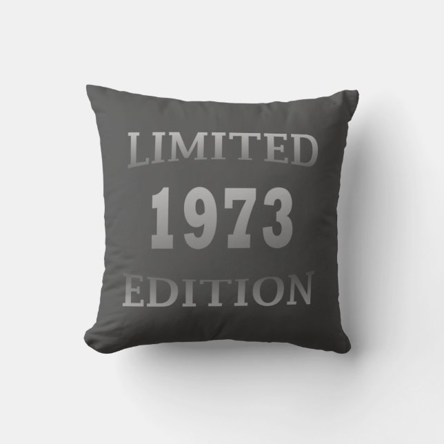 Coussin Né en 1973 cadeau d'anniversaire (Recto)
