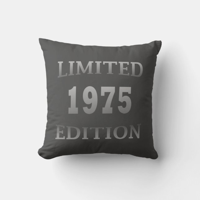 Coussin né en 1975 cadeau d'anniversaire (Recto)