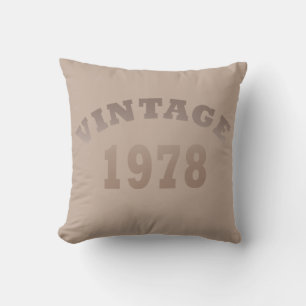 Coussin Né en 1978 élégant cadeau d'anniversaire moderne v